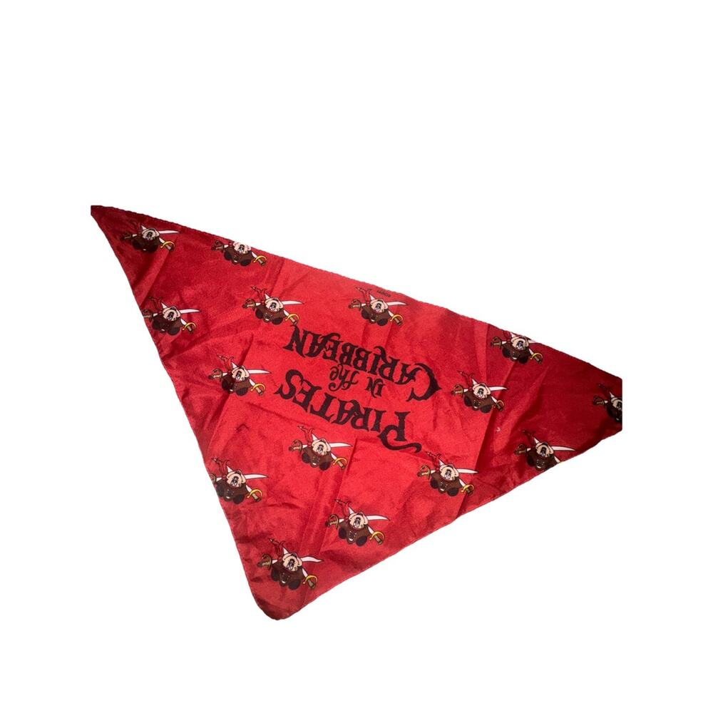 Disney Cruise Line Pirates of The Caribbean Bandana Napkin Scarf AG14